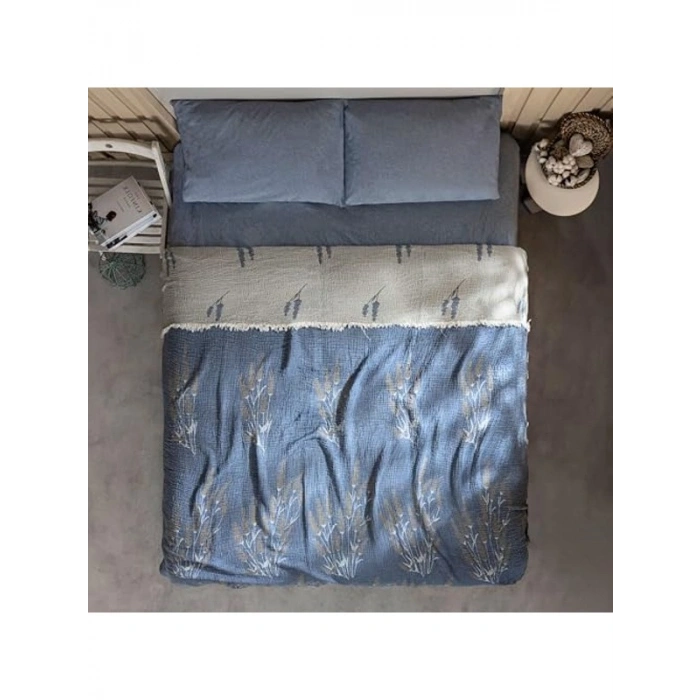 Pamuklu 4 katlı yazlık pike, 220x240 cm ölçülerde