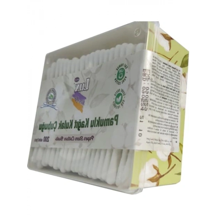 Pamuklu Kağıt Kulak Çubuğu - 3 Paket, Toplam 600 Adet