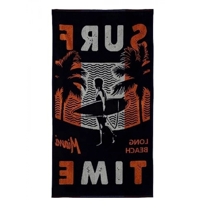 Pamuklu Lacivert Plaj Havlusu, Standart Boy