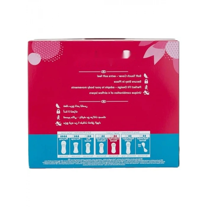 Pamuksu Yapıya Sahip Parfümsüz Günlük Ped, 100lü