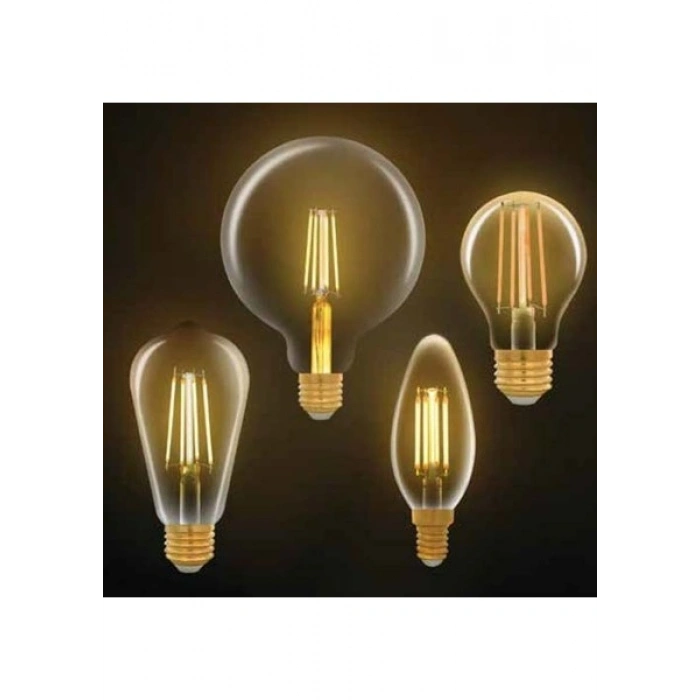 Panasonic E14 LED Filaman Rustik Lamba 4W 470LM 2700K Clear LDCCH04LH1RC