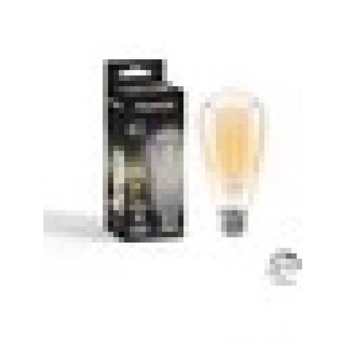 Panasonic E27 Dim Edilebilir Filaman ST64 Lamba 7W 806LM 2700K Clear