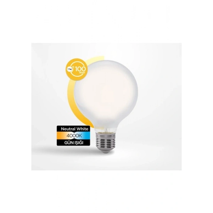 Panasonic Filament Ampul E27 11W 1521LM 4000K Milky