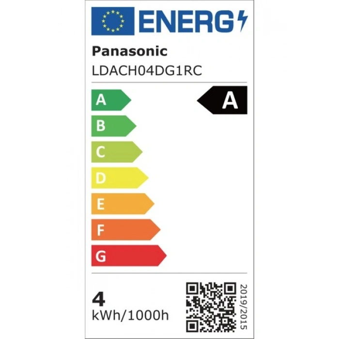 Panasonic Filament Ampul E27 A Sınıfı Enerji 3.8W 806LM 2700K Clear