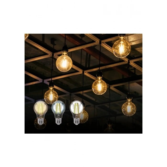 Panasonic Filament Ampul E27 A Sınıfı Enerji 3.8W 806LM 2700K Clear