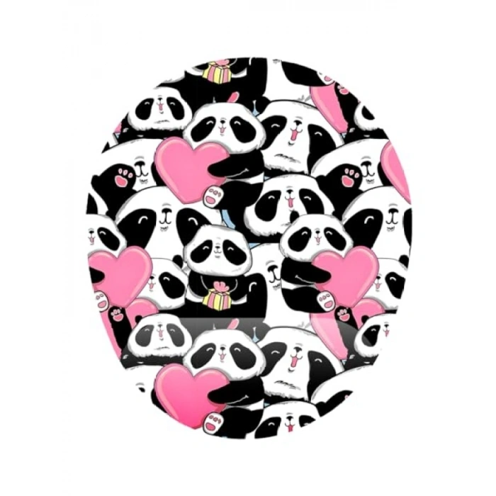 Panda Desenli Bilek Destekli Mouse Pad