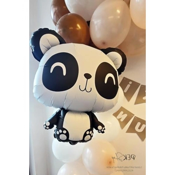 Panda Şekilli Folyo Balon, 72x58cm Eğlenceli Parti Süsü