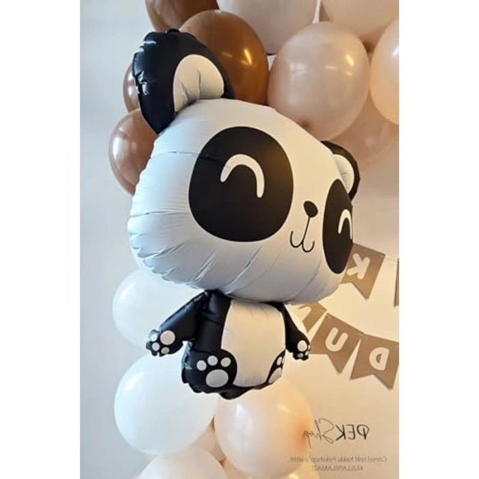 Panda Şekilli Folyo Balon, 72x58cm Eğlenceli Parti Süsü