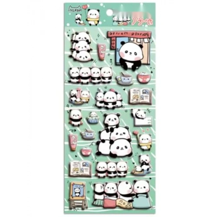 Panda Temalı Yapışkan Notlar - Eğlenceli Tasarım