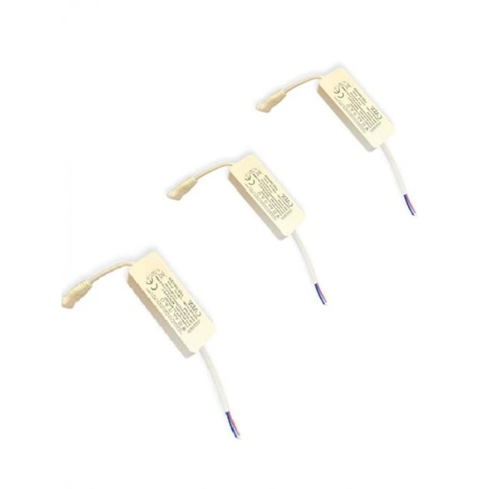 Panel LED Driver, 40-60W Uyumlu, 3lü Set ile Pratik Güç Yönetimi