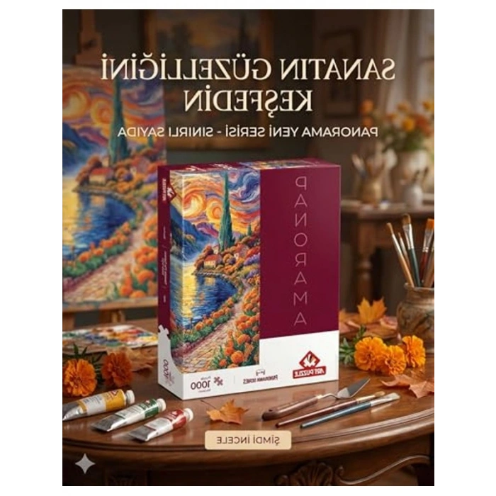 Panorama Puzzle, Selviye Doğru 1000 Parça Eğlenceli