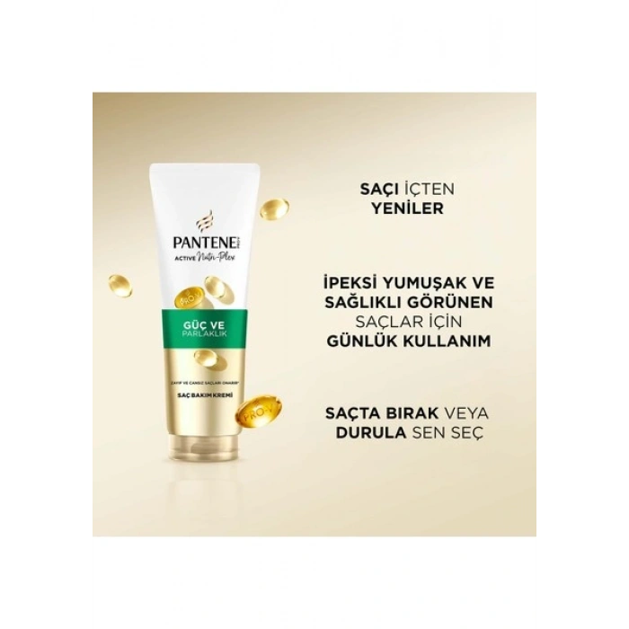 Pantene Doğal Sentez Güç Ve Parlaklık Saç Bakım Kremi 275 Ml