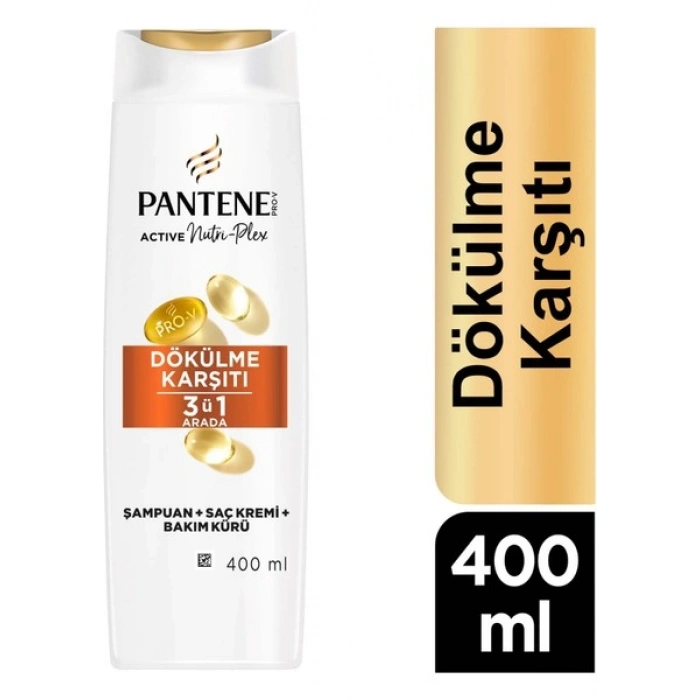 Pantene Dökülme Karsıtı 3ü 1 Arada Şampuan 400Ml