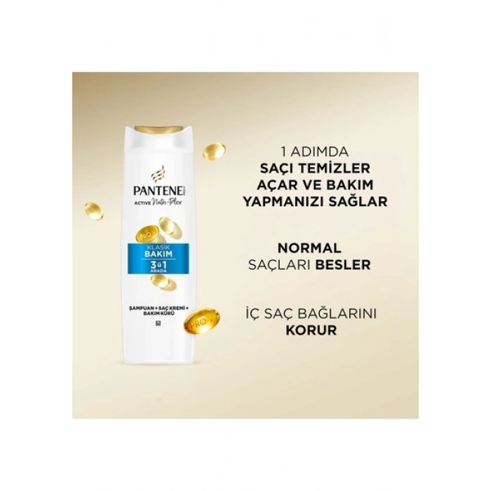 Pantene Temel Bakım 3ü 1 Arada Şampuan 400Ml