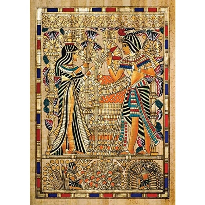 Papirüs Temalı 1000 Parça Puzzle, Eğlenceli Sanat Etkinliği