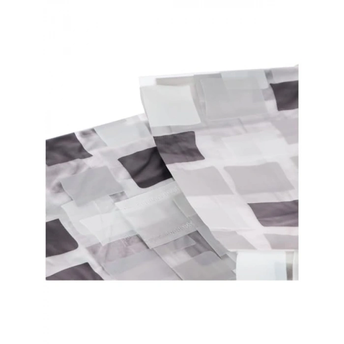 Paradise Grey Banyo Perdesi