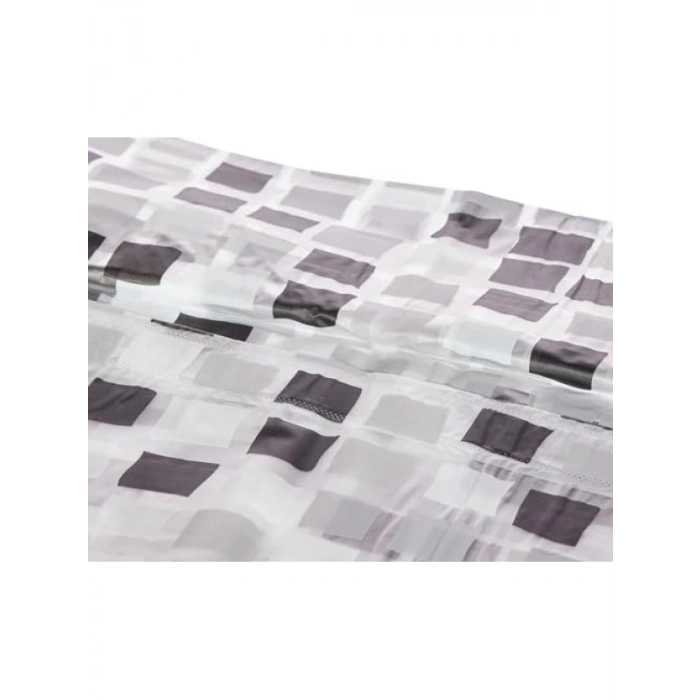 Paradise Grey Banyo Perdesi