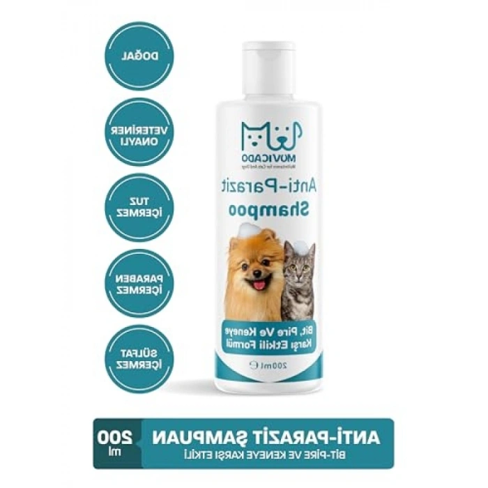 Parazit Kontrolü İçin Etkili Şampuan ve Damla Seti