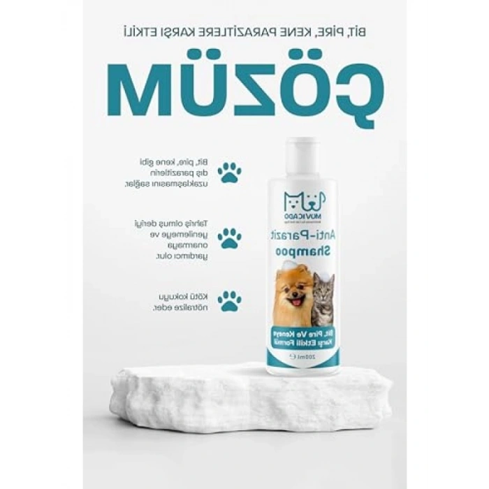 Parazit Kontrolü İçin Etkili Şampuan ve Damla Seti