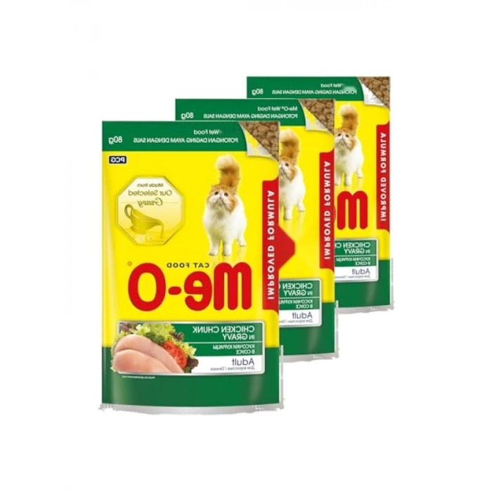 Parça Tavuk Eti İçeren Sos, 80 gr (3 Paket)