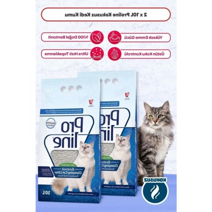 Parfümsüz Topaklanan İnce Taneli Kedi Kumu, 10 Lt