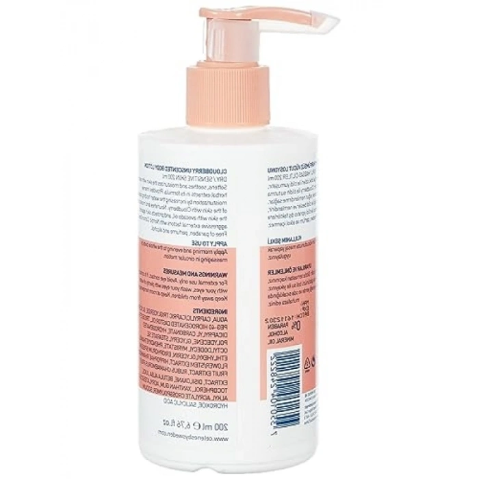 Parfümsüz Vücut Losyonu - 200 ml (Kuru/Hassas Ciltler İçin)