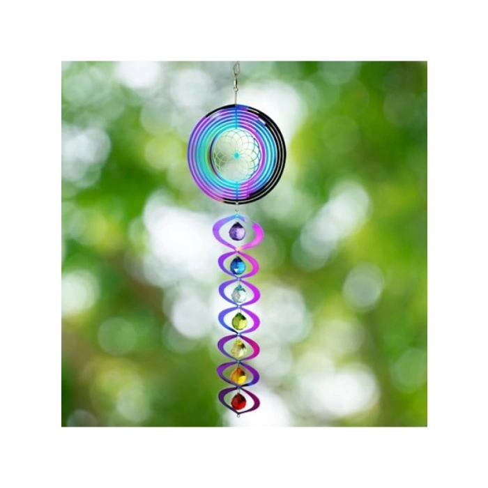 Parıltılı 3D Çakra Spinner Dekoratif Aksesuar