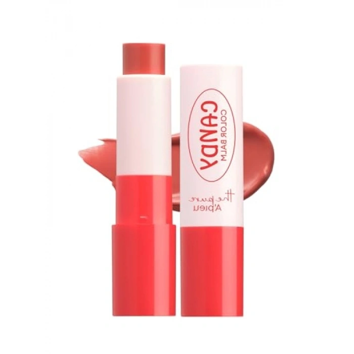 Parlak Bitişli Renkli Dudak Balmı - Apple