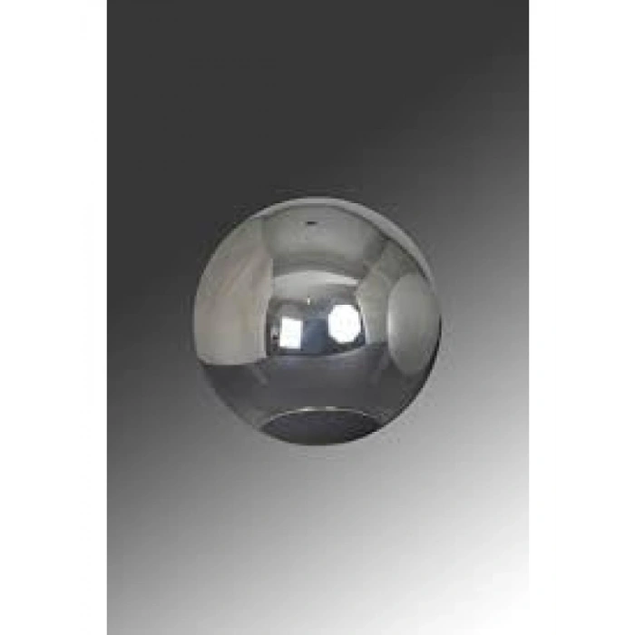 Parlak Füme Gri Avize Abajur Camı (Çap: 15 cm)