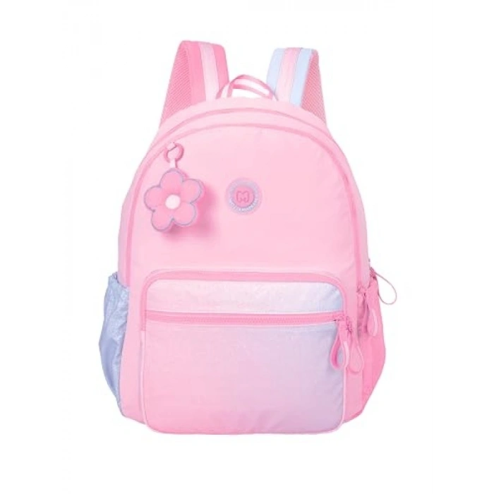 Parlak Sim Detaylı Pembe Laptop Sırt Çantası