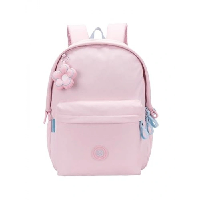 Parlak Sim Detaylı Pembe Sırt Çantası