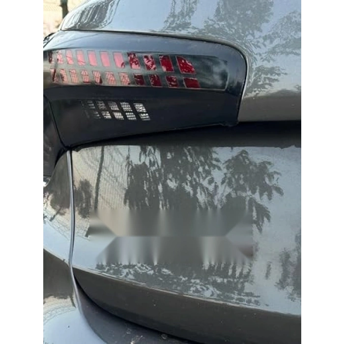 Parlak Siyah Amblem/Logo Kaplama Sticker