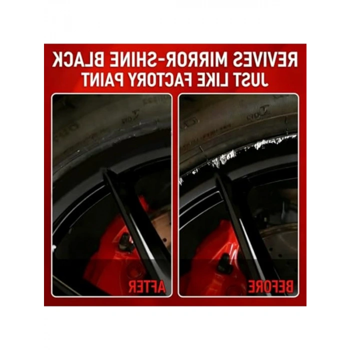 Parlak Siyah Jant Boyası, Tekerlek Çizik Onarım Kalemi
