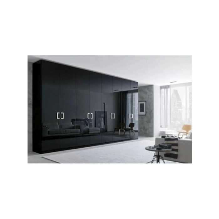 Parlak Siyah Mobilya Kaplama Folyosu – 61 CM x 1 METRE