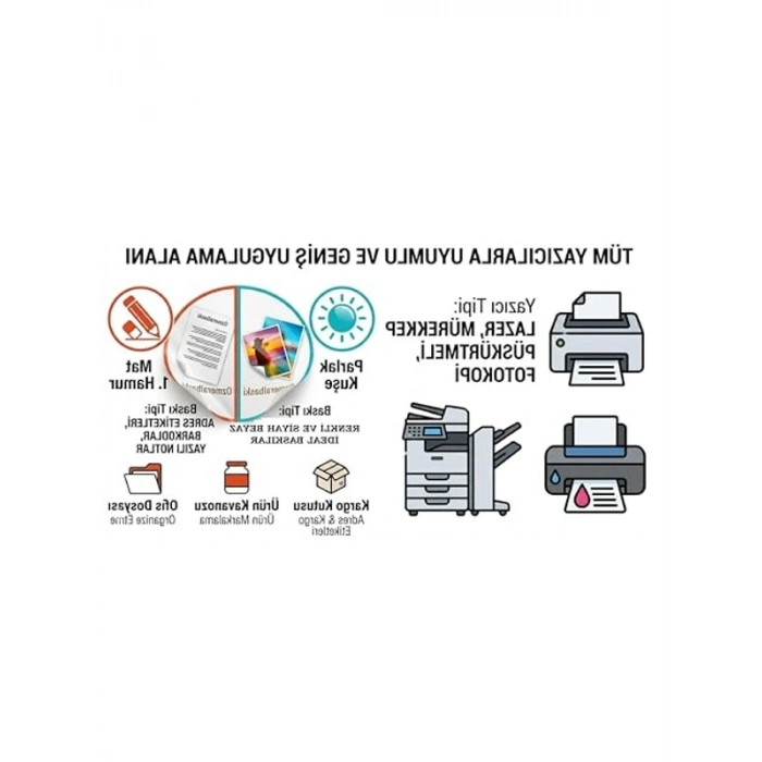 Parlak ve Mat Etiketler, 50 Adet 2li Paket Seçeneği