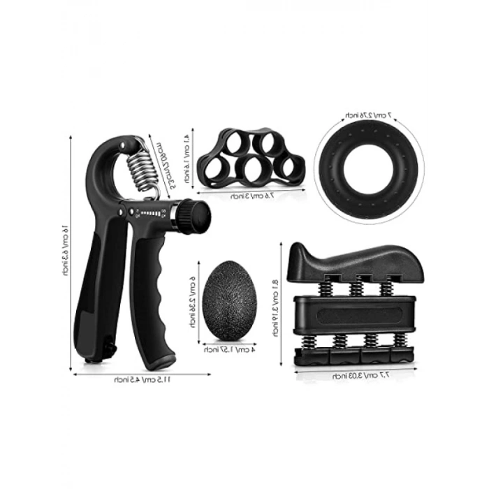 Parmak Bilek Güçlendirici Egzersiz Aleti - 5li Set