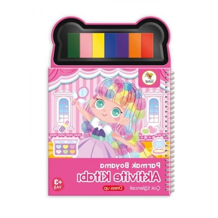 Parmak Boyama Aktivite Seti - Boyama Kitabı