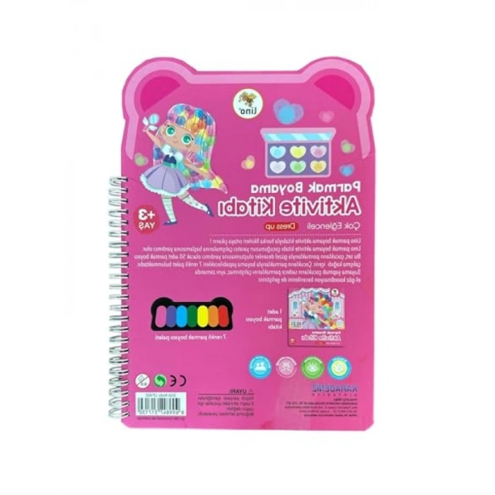 Parmak Boyama Aktivite Seti - Boyama Kitabı