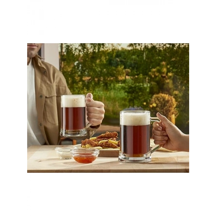 PAŞABAHÇE Pub Kulplu Bira Bardağı, 660 ml, 2 Parça