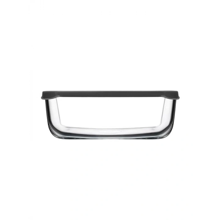 Paşabahçe SNOW BOX SAKLAMA KABI 1225 CC PLASTİK GRİ KAPAKLI