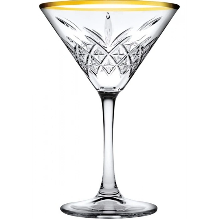 Paşabahçe Timeless Golden Touch Martini Bardağı - 230 cc - 4lü