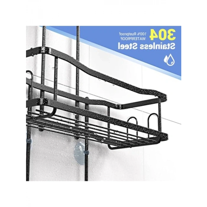 Paslanmaz Asılı Duş Caddy Banyo Düzenleyici