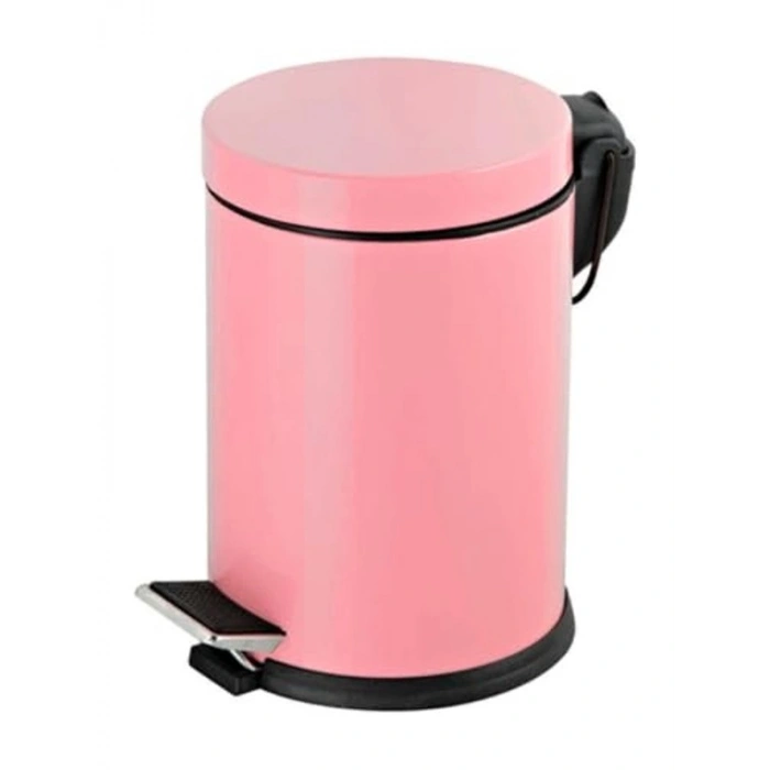 Paslanmaz Banyo-Mutfak Pedallı Çöp Kovası - 3 Litre Kapasite