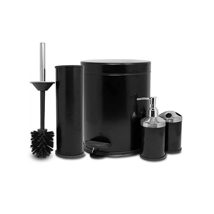 Paslanmaz Beyaz Banyo Seti, 4 Parça Set