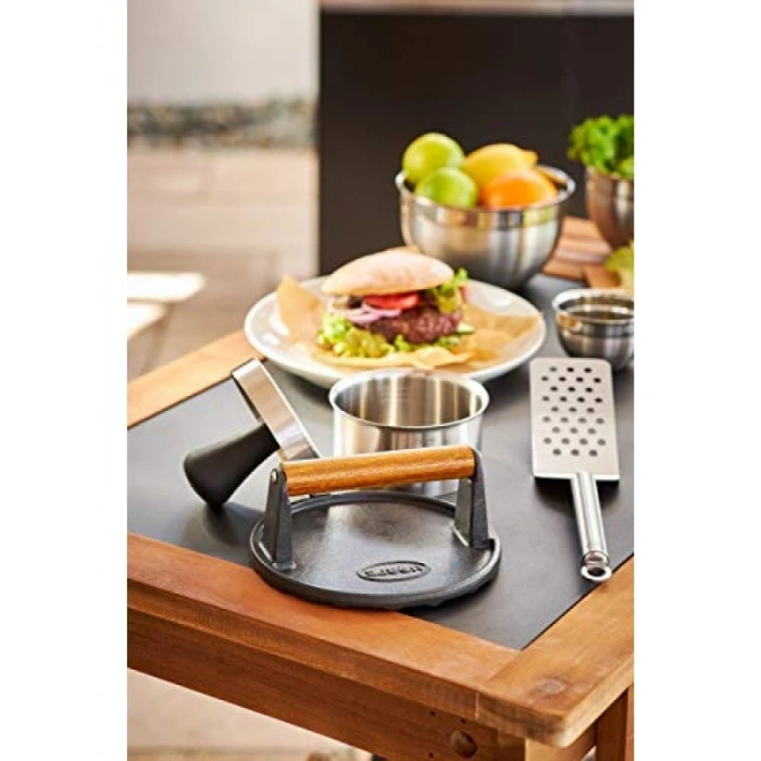 Paslanmaz Çelik Barbekü Seti - 3 Parça Profesyonel Aletler