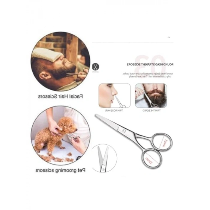 Paslanmaz Çelik Burun ve Kaş Makası - Kaliteli