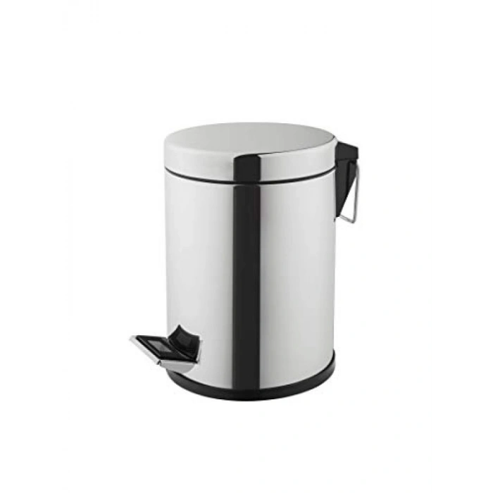 Paslanmaz Çelik Çöp Kovası - 3 Litre, Pedallı