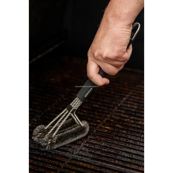 Paslanmaz Çelik Dikey Izgara Temizleme Fırçası - Ergonomik Tasarım