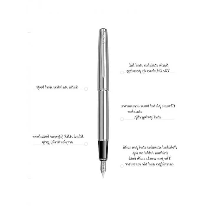 Paslanmaz Çelik Dolma Kalem, Şık ve Dayanıklı Tasarım