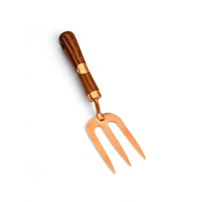 Paslanmaz Çelik Geniş Bahçe Tırmığı - Ergonomik Sap